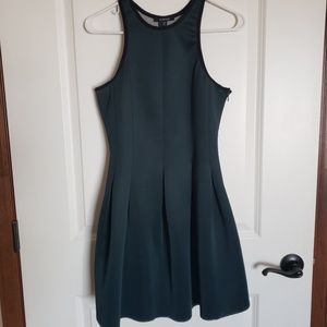 Mini forest green dress